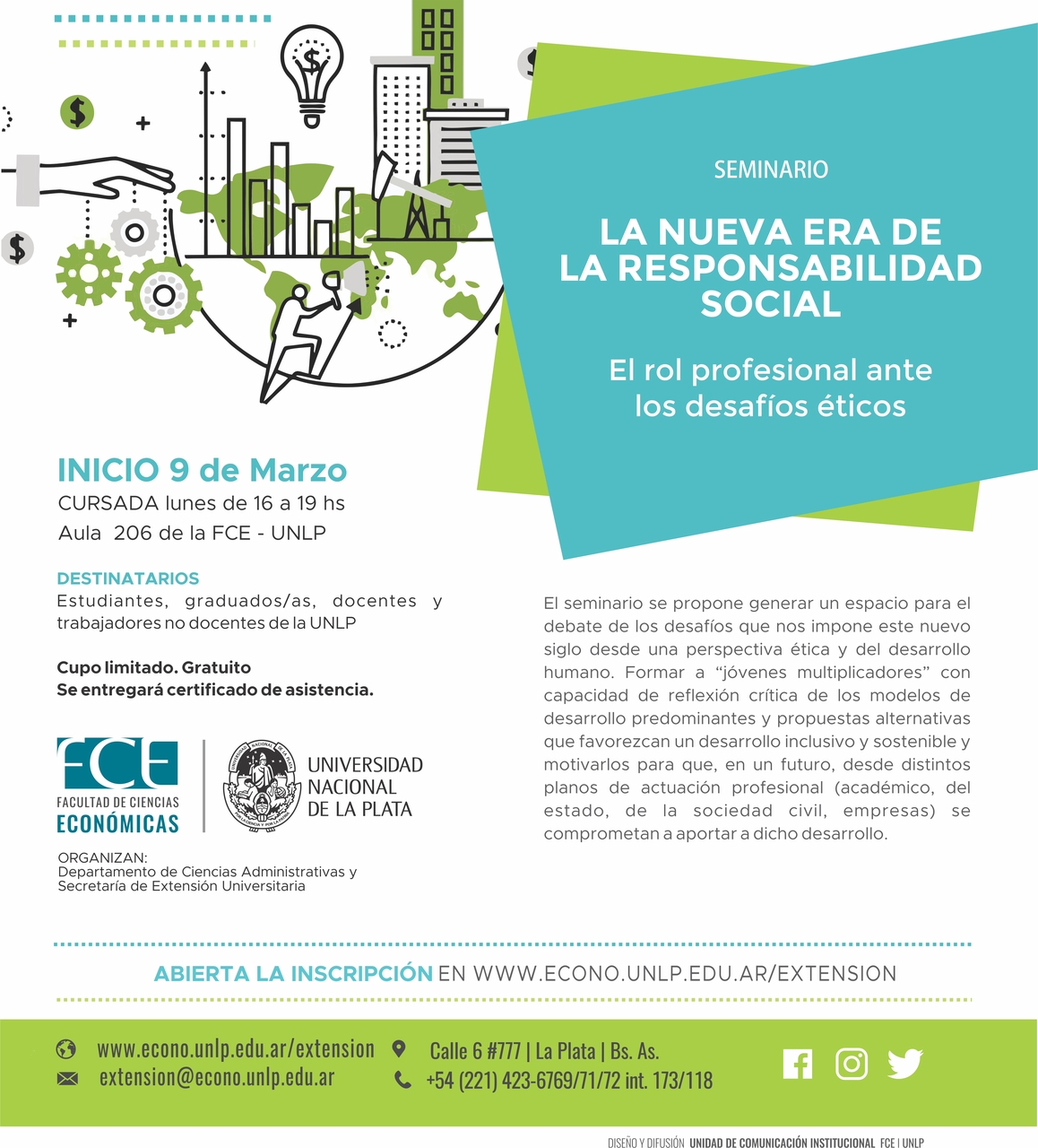 Seminario "La nueva era de la Responsabilidad Social. El rol profesional ante los desafíos éticos"