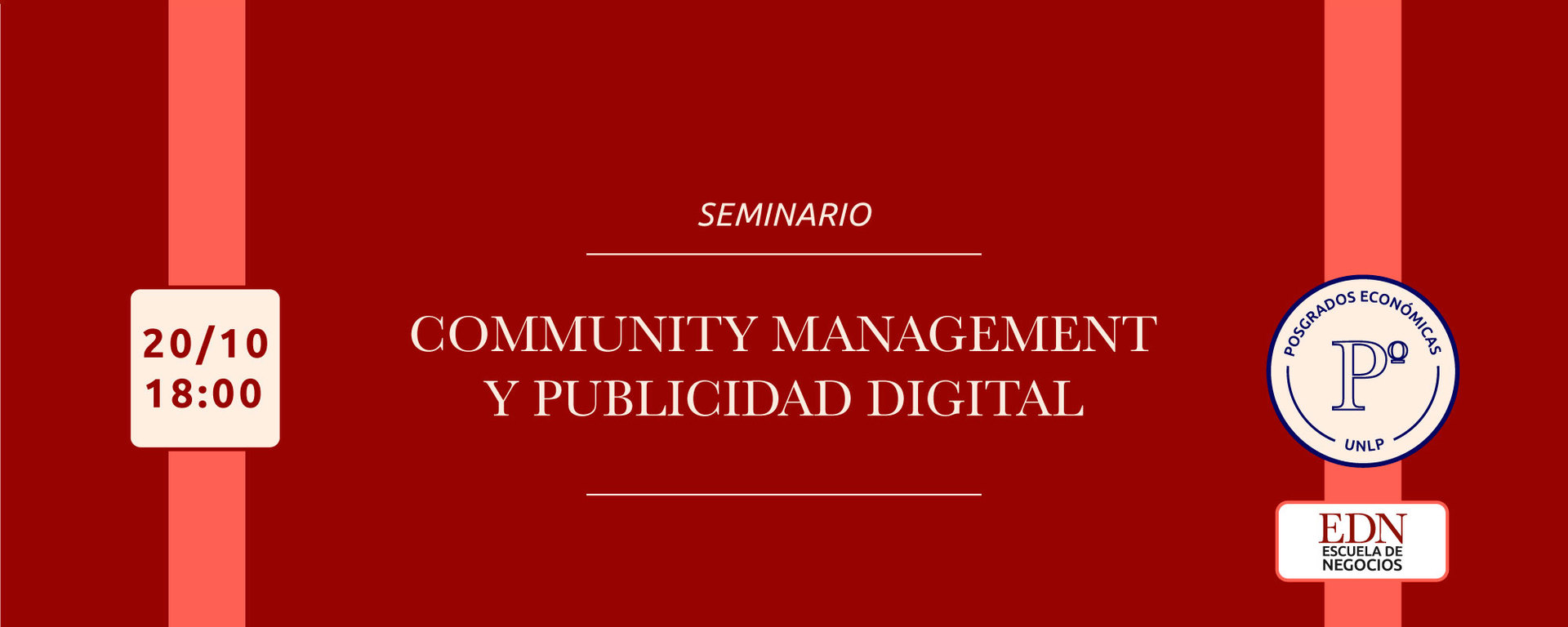 Abierta la inscripción - Seminario: Community Management y Publicidad Digital