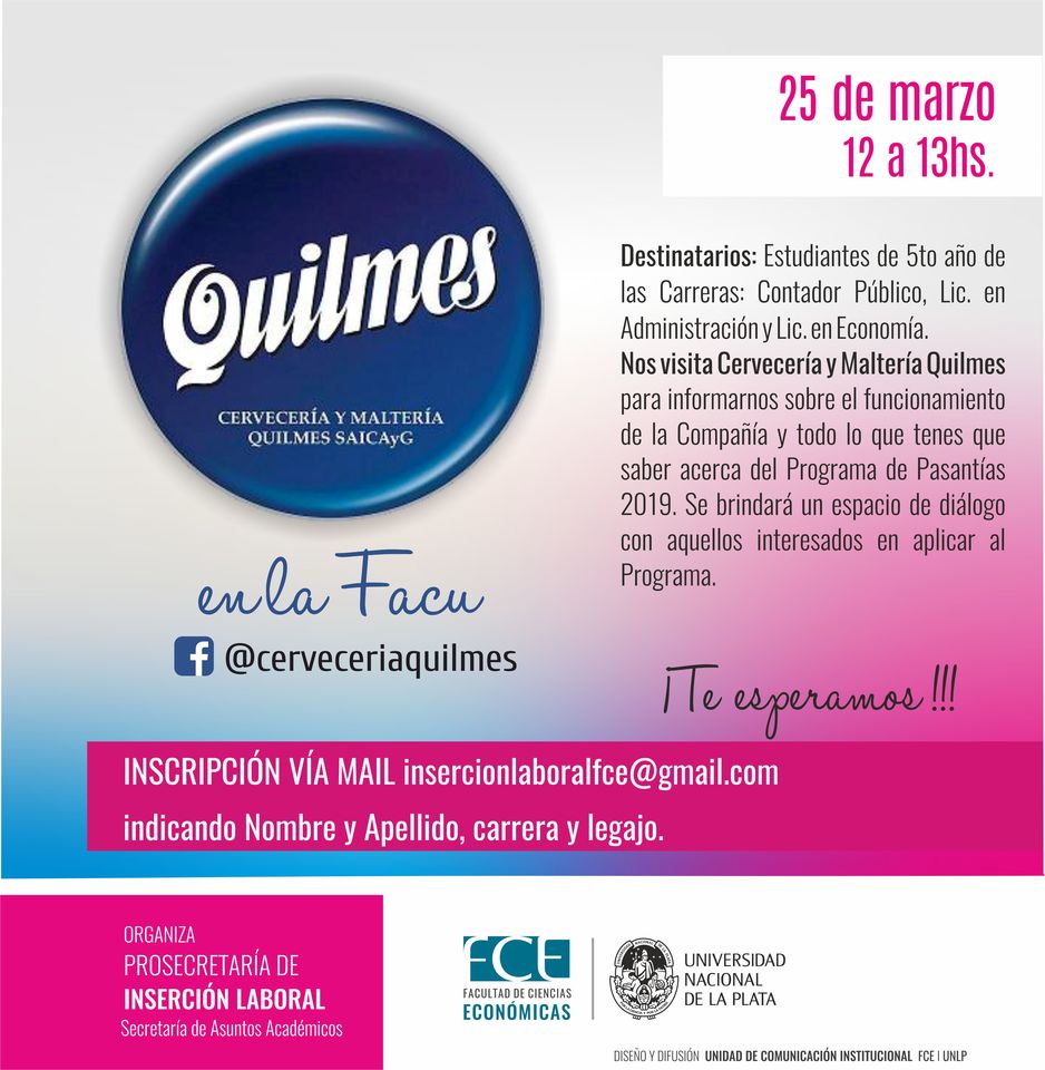 Quilmes en la FCE 2019