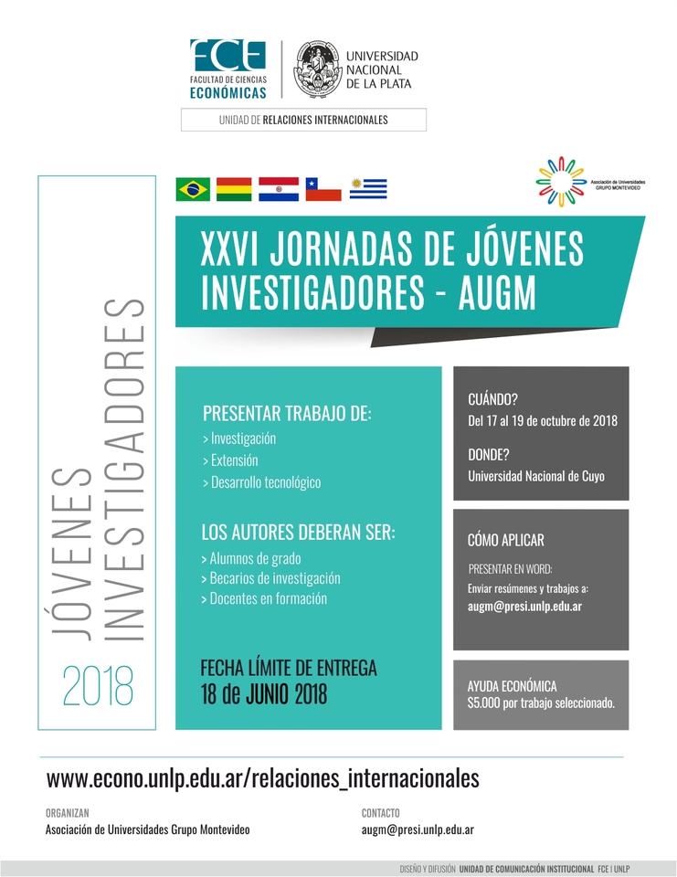 XXVI Jornadas de Jóvenes Investigadores - AUGM