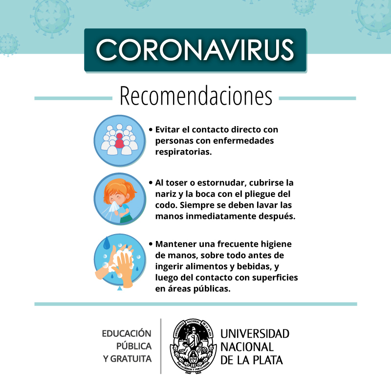 Resoluciones de la UNLP frente al avance del Coronavirus