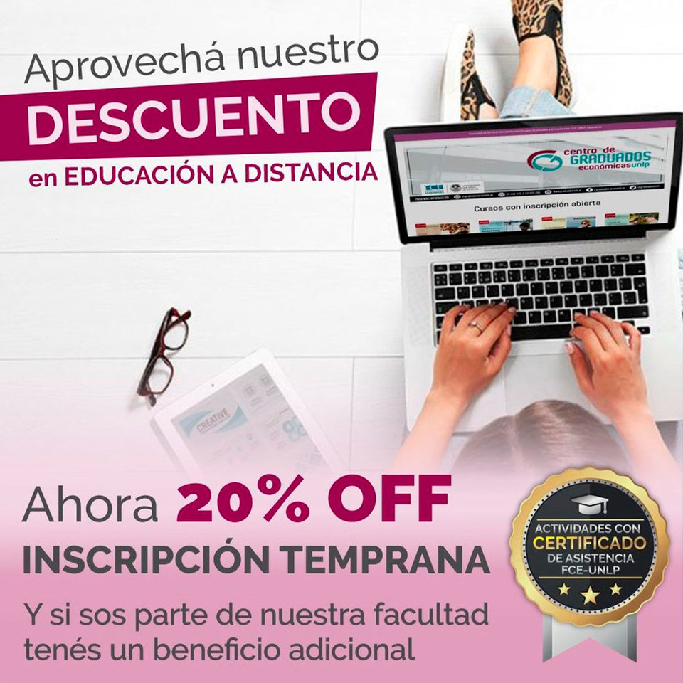 Cursos del Centro de Graduados - 20% off