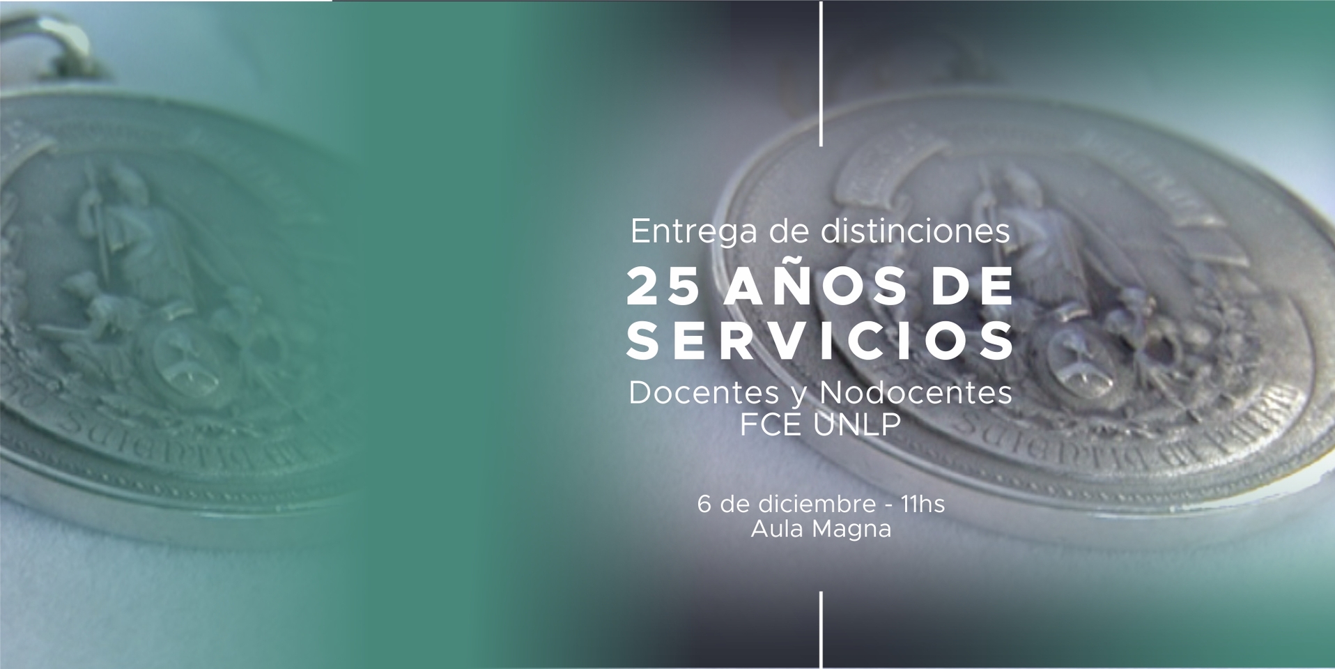 Entrega de medallas a docentes y nodocentes por sus 25 años de servicios