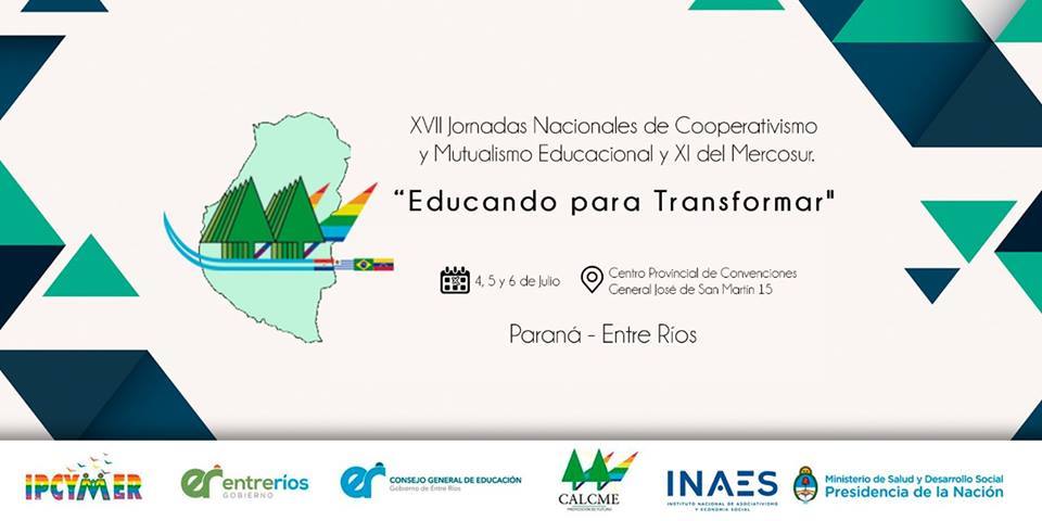 XVII Jornadas Nacionales de Cooperativismo y Mutualismo Educacional y XI del Mercosur