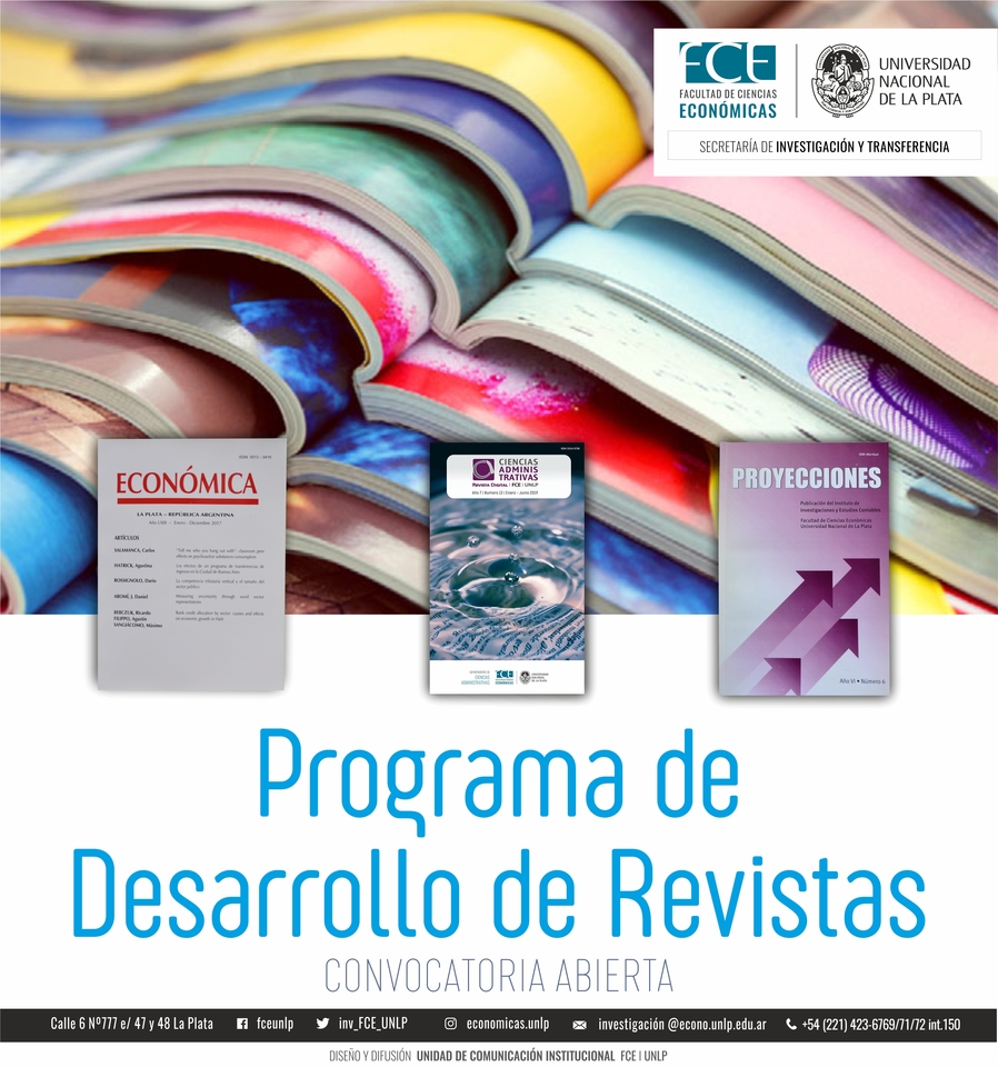Programa para el desarrollo de Revistas de la Facultad