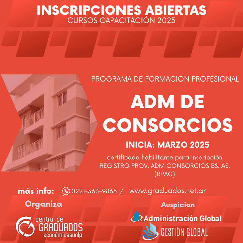 Programa de Formación Profesional: Administración de Consorcios