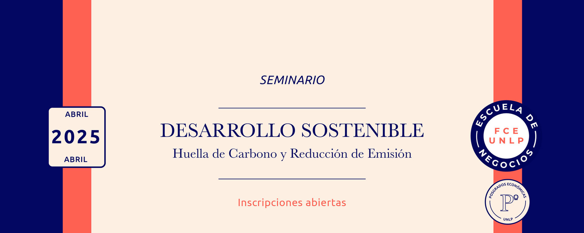Seminario: Desarrollo Sostenible - Huella de Carbono y Reducción de Emisiones