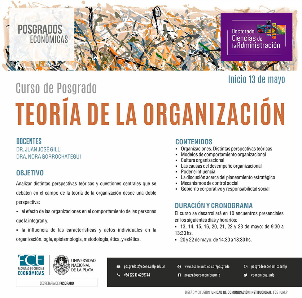 Curso: Teoría de la Organización